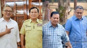 Momen Kemesraan Rudy Susmanto dan Mantan bupati Bogor, Iwan Setiawan Tegaskan Gerindra Tetap Solid