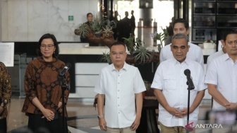 Tim Prabowo-Gibran Datangi Kantor Sri Mulyani, Bahas Program Janji Kampanye