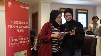 Telkomsel Ajak Pelanggan Setia di Medan Nonton Bareng Hepi 'Kingdom of the Planet of the Apes'