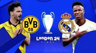 Final Liga Champions, Rekor Borussia Dortmund dan Real Madrid di London