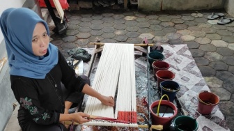 Hidupkan Potensi Daerah, Klaster Usaha Kain Tuan Kentang Palembang Naik Kelas Berkat BRI