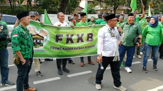 Geruduk Kantor DPP PPP, Ratusan Anggota FKKB Desak Mardiono Mundur Sebagai Plt Ketum