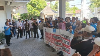 Gelombang Demonstrasi Tolak Tapera Bermunculan, Buruh Jogja Geruduk Kantor Disnakertrans DIY