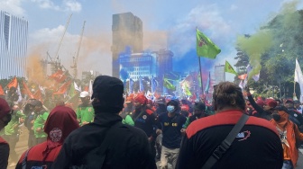 Tak Mau Kalah Jumlah, Ribuan Aparat Bakal Amankan Demo Ribuan Buruh Kawal Putusan MK Soal UU Ciptaker