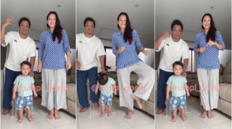 Indah Permatasari dan Arie Kriting Pamer Joget Bareng Anak, Nusyah 'Gak Mau Ketemu'?