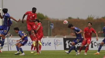 Toulon Cup: Indonesia Kembali Raih Hasil Minor Usai Takluk 1-4 dari Jepang