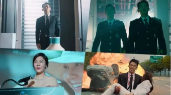 Menegangkan, Rain Berupaya Lindungi Kim Ha Neul dalam Trailer Drama Korea 'Red Swan'