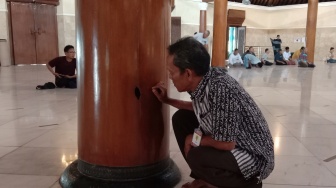 Soko Guru Ratusan Tahun di Masjid Agung Surakarta Dimakan Rayap, Begini Kondisi Mirisnya