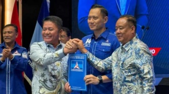 AHY Restui Herman Deru-Cik Ujang Sebagai Bacagub dan Bacawagub Sumsel 2024