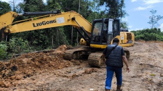 Patroli Gabungan Gagalkan PETI di Km 27 dan Km 33 Jalan Labanan-Kelay