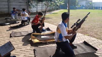 Cabor Menembak Kota Tangerang Raih Enam Medali di POPDA XI Banten