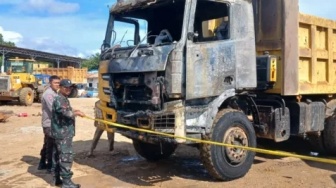 Truk Proyek Tol Serang-Panimbang Terbakar, Sopir Alami Luka Bakar