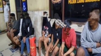 2 Kelompok Gangster Resahkan Warga Banjarbaru, 12 Orang Diamankan!