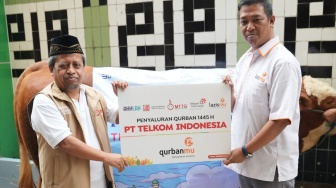 TelkomGroup Distribusikan Hewan Kurban pada Hari Raya Iduladha 1445 H