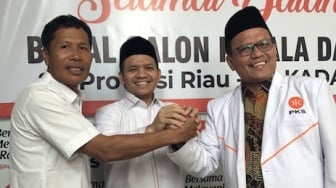 Khairul Umam-Indra Gunawan Eet Siap Hadapi Petahana di Pilkada Bengkalis