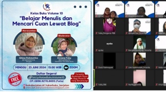 Seru! Komunitas Forum Buku Berjalan Gelar Kelas Menulis Blog Gratis