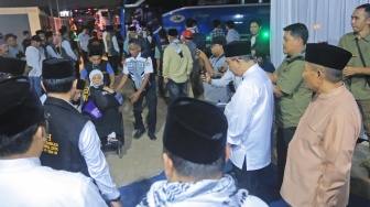 433 Jemaah Haji Tiba di Asrama Haji Cipondoh Tangerang