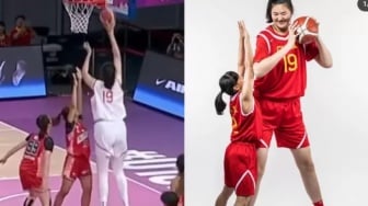 Zhang Ziyu, Pebasket China yang Tingginya Bak Tower Berhasil Kalahkan Timnas Indonesia