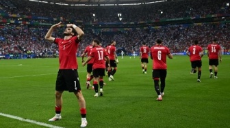 Hasil Euro 2024: Georgia Torehkan Kemenangan Pertama Usai Hantam Portugal 2-0