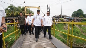 Pemkot Medan Akan Perbaiki Jembatan Gantung di Kota Bangun Tahun Depan