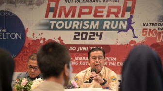 Semarak Ampera Tourism Fun 2024, 3300 Pelari Bakal Wisata Olahraga di Jembatan Ikonik