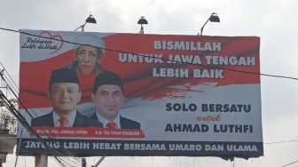 Baliho Ahmad Luthfi-Taj Yasin Semakin Bertebaran, Ini Respon PPP Jateng