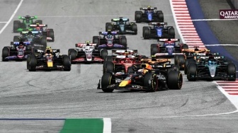 George Russel Juara F1 GP Austria 2024, Max Verstappen dan Lando Norris Senggolan