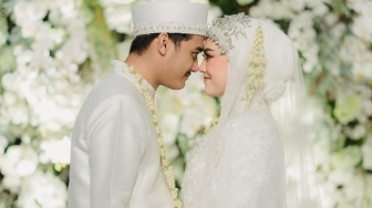 Digelar Secara Tertutup, Intip 7 Potret Akad Nikah Happy Asmara dan Gilga Sahid