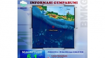 Gempa Pangandaran di atas Magnitudo 5 Dipicu Gerak Lempeng di Selatan Jawa