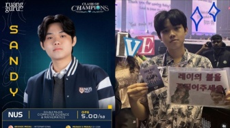 Sosok Sandy Peserta Clash Of Champions, Si Jenius Raih IPK 5 Masih Sempat Fanboying K-pop!