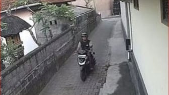 Begal Payudara di Canggu Tertangkap CCTV, Nekat Beraksi di Gang Sempit