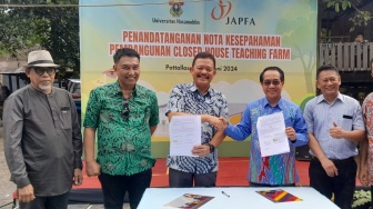 Hibahkan Kandang Senilai Rp3 Miliar, Japfa dan Unhas Tandatangani Nota Kesepahaman