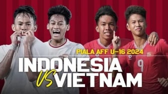 Link Live Streaming Timnas Indonesia U-16 vs Vietnam di Piala AFF U-16 2024, Segera Kick Off