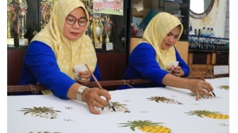 Batik Mandau Jadi Kerajinan Ekonomi Kreatif Binaan PT PHR