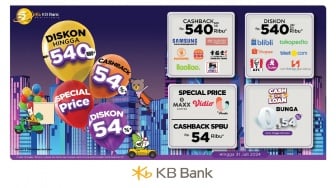 Kabar Gembira Buat Nasabah Setia, Sambut HUT ke-54 KB Bank Tebar Diskon hingga 54% di Berbagai Merchant Favorit