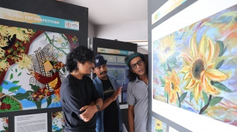 Dorong Kreativitas Anak Muda Aceh, AMANAH Gelar Pameran Visual Art