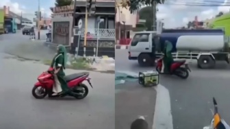 Aksi Meresahkan Berkendara Emak-Emak di Pati Viral, Warganet: Nanti yang Nabrak Salah