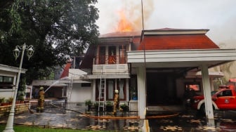 Rumah Warga Malang Ludes Terbakar Saat Ditinggal ke Pasar, Kerugian Rp50 Juta