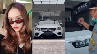 Usai Batal Nikah, Ayu Ting Ting Pertontonkan Mobil Mewah Mercy yang Pajaknya Tembus 20 Juta