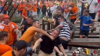 Tawuran Suporter Belanda vs Inggris: Fans Timnas Pusat Beringas, 5 Orang Jadi Korban