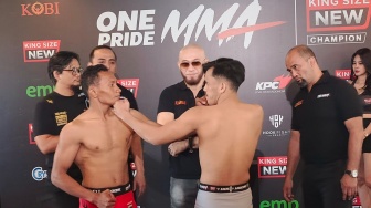 Petarung Nyaris Baku Hantam saat Timbang Badan Jelang One Pride MMA 80