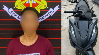 Apes! Motor Honda Vario Raib di Teras Rumah, Residivis Curanmor Ditangkap di Pontianak Timur