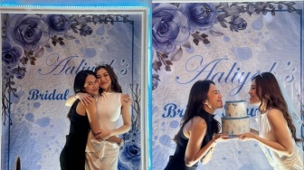 Bridal Shower Bareng Sahabat Fuji, Gaya Macan Tutul Aaliyah Massaid Jadi Bahan Ledekan