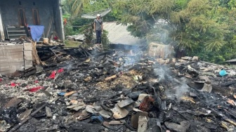 Rumah Warga Lebak Kebakaran Akibat Lupa Mematikan Tungku