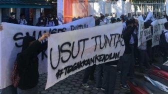 Siswa SMAN 11 Makassar Demo, Tuntut Dugaan Pungli Pembuatan Ijazah Diusut Tuntas