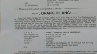 Mantan Aktivis PRD Garda Sembiring Hilang, Keluarga Lapor Polisi