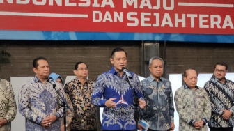 Ngobrol Singkat Bareng Bamsoet dkk di Markas Demokrat, AHY Ungkap Masalah Ini