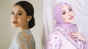 Beda Posisi Duduk Aaliyah Massaid dan Aurel Hermansyah dalam Acara Gen Halilintar Jadi Gunjingan