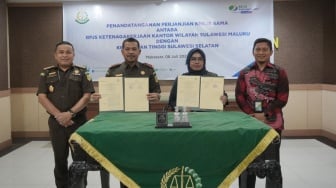 Kejaksaan Tinggi Sulsel dan BPJS Ketenagakerjaan Jalin Sinergi Tingkatkan Kepatuhan Jaminan Sosial