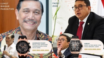 Harga Jam Tangan Fadli Zon Lebih Mahal dari Luhut Binsar Pandjaitan, Netizen Penasaran: Kira-kira Duitnya Darimana?